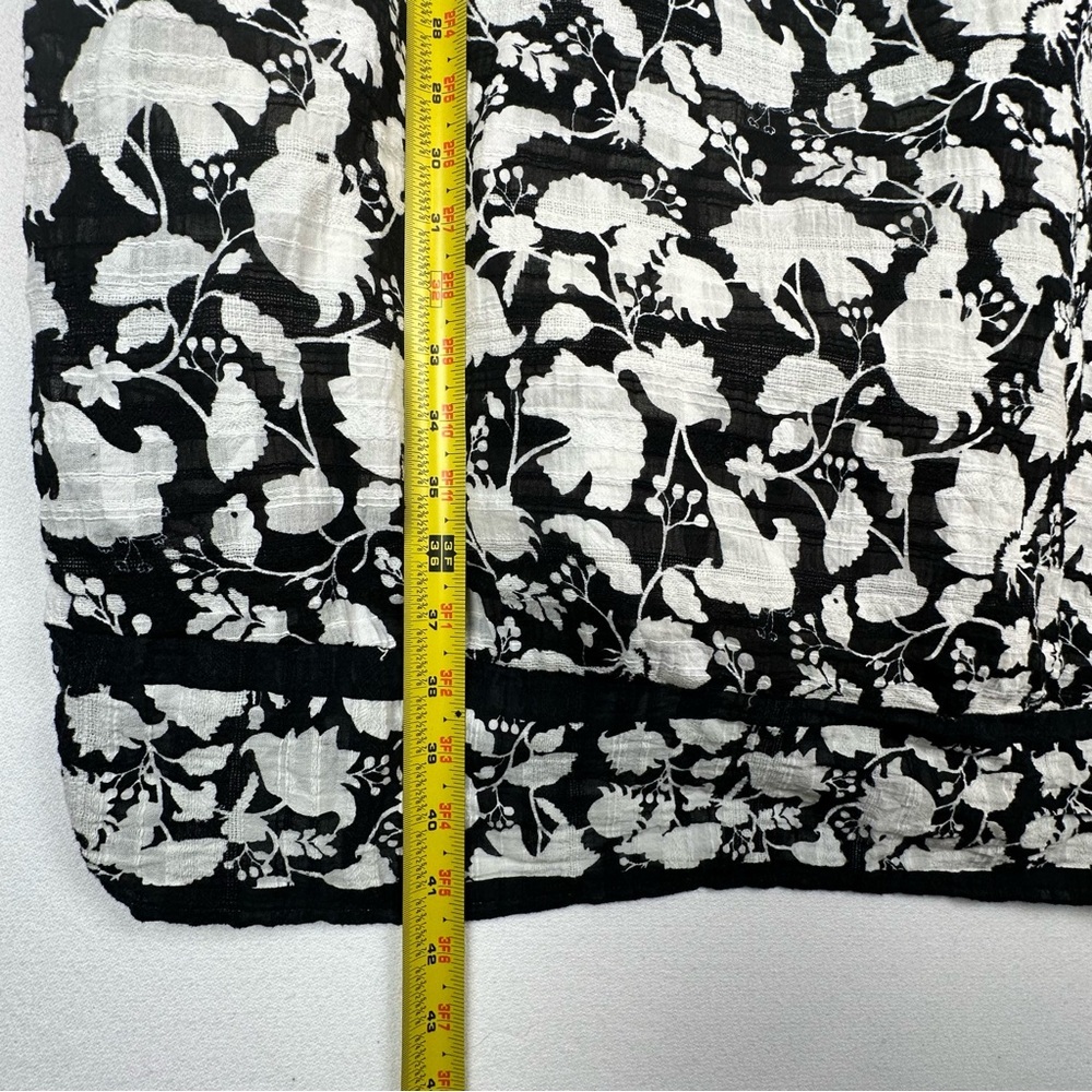 Studio Park Black & White Floral Dress with Sash NWOT - Picture 8 of 8